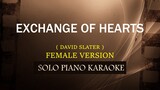 EXCHANGE OF HEARTS ( FEMALE VERSION ) ( DAVID SLATER ) COVER_CY