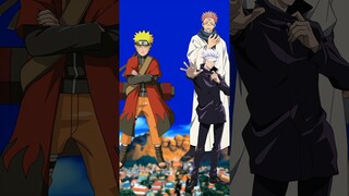 who is stronger ? #naruto 🆚 #sukuna #gojo #jujutsukaisen #naruto