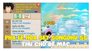 Ngọc Rồng Online - Hoàn Thành Set Songoku 5 Sao Cho Đệ Mặc Up Thử