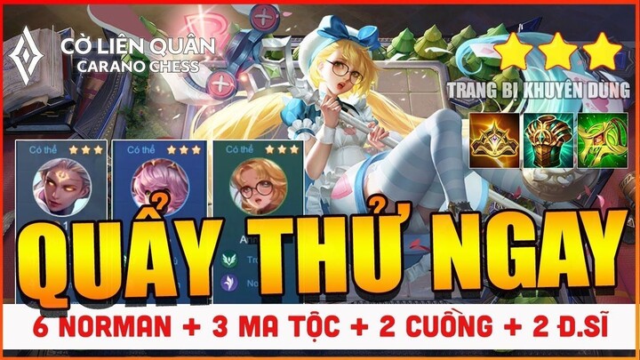 Đội Hình CỜ LIÊN QUÂN Hệ 6 NORMAN Kết Hợp Cùng 3 MA TỘC Hạ Gục Thú Nhân Và Hắc Ám