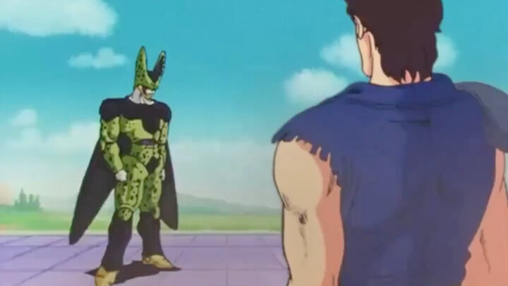 Kenjirō berpindah ke dunia Dragon Ball dan menghadapi pertarungan sengit dengan Cell
