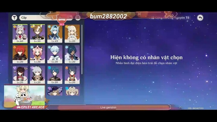 Xem tôi Livestream Genshin Impact
