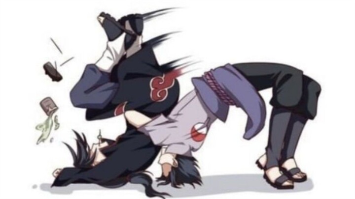 Sasuke hajar abang, karena masih dendam 😭😭