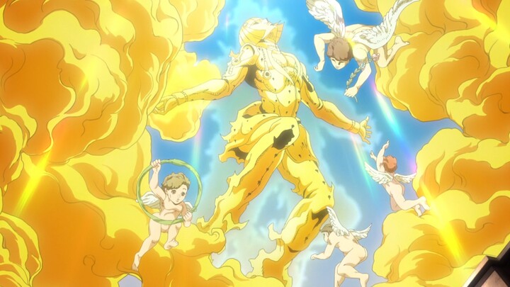 Bucciarati's dead body, golden soul