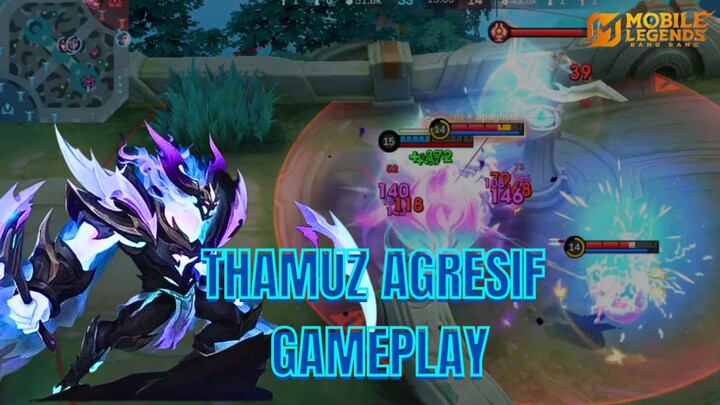 Turet hanyalah pajangan | MLBB | Thamuz Agresif gameplay