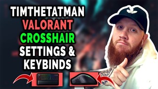 TimTheTatman Valorant Settings, Keybinds, Crosshair and Setup [Updated Aug 2020]