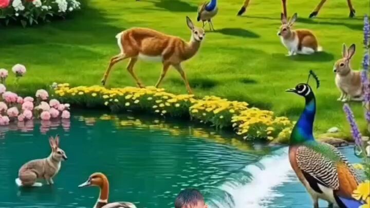 বনের হরিণগুলো কি সুন্দর