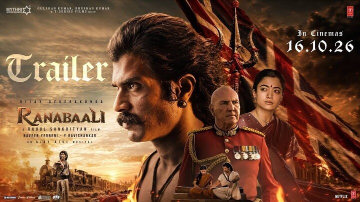 Ranabaali Official Trailer (Telugu) | Vijay Deverakonda | Rashmika | Rahul Sankrityan | Ajay-Atul