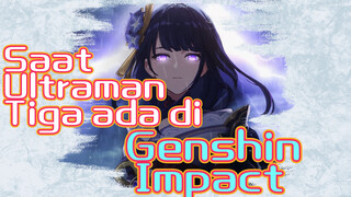 Saat Ultraman Tiga ada di Genshin Impact