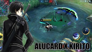 ALUCARD X KIRITO SKIN SCRIPT [SWORD ART ONLINE] FULL EFFECTS - MOBILE LEGENDS