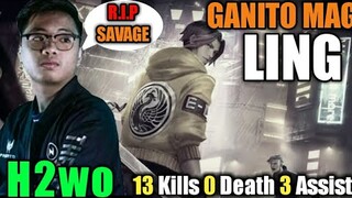 H2wo Ling Gameplay | Mobile legends Bang Bang