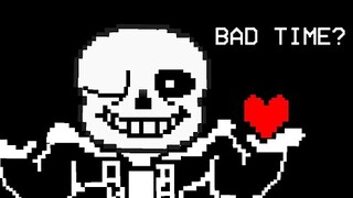 Sans boss fight (sans first attack animation)