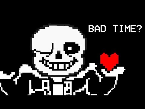 Sans boss fight (sans first attack animation)