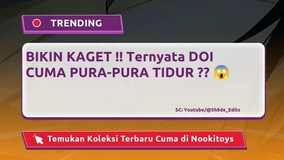 Kirain udah tidur pulas, ternyata dari tadi masih sadar dan dengerin semuanya. 😭💀