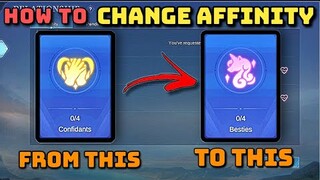 How to CHANGE AFFINITY Without resetting points?!! ML Affinity System