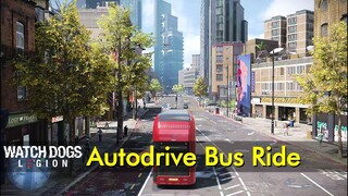 Tower Hamlets to Camden (2030s London) | Autodrive Bus Ride | Watch Dogs: Legion