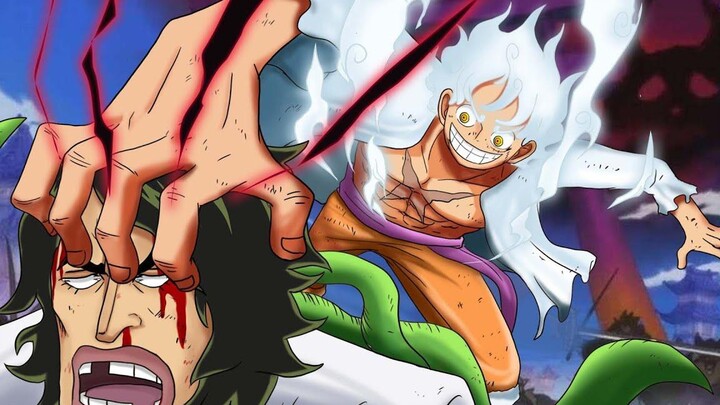 Luffy Gear 5 vs Admiral Ryokugyu คุณอิม! เกียร์ 6 เอาชนะ GreenBull อะนิเมะ One Piece Film Red Fan