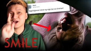 NAGSISIGAWAN MGA TAO SA SINEHAN DAHIL DITO! (The Smile Movie)