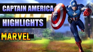 CAPTAIN AMERICA HIGHLIGHTS (FIGHTER) - MARVEL SUPER WAR