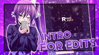 Intro Tutorial For Edits | Alight Motion |