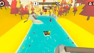 Raft Racing - Gameplay Walkthrough Phần 1 Nâng cấp Raft mới Cấp 1 (iOS, Android