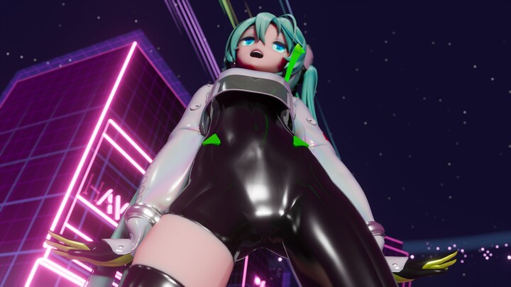 [Fixed lens MMD] Racing Miku's One-pointedness