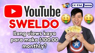 YouTube Sweldo | Pano Kumita sa YouTube? Ilang views? Magkano?