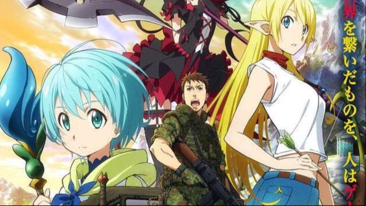 Episode 1 - Gate Jieitai Kanochi nite, Kaku Tatakaeri Subtitle Indonesia