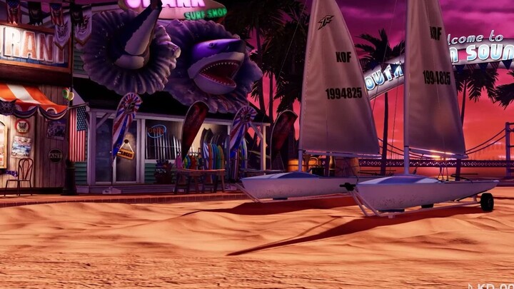 The “Beach Resort -Sunset-” stage for K’ Team in The King of Fighters XV has been unveiled, with BGM