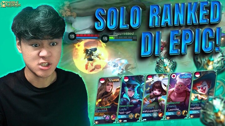 GAME PERTAMA DI SEASON 30 SOLO RANK DI EPIC UDAH KETEMU DARK SYSTEM - Mobile Leg