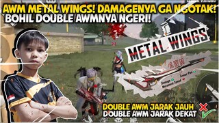 AWM METAL WINGS DAMAGENYA GILA GUYSS! AWM JARAK JAUH ❌ AWM JARAK DEKAT ✅! NGERUSH PKE SG UDAH BIASA!