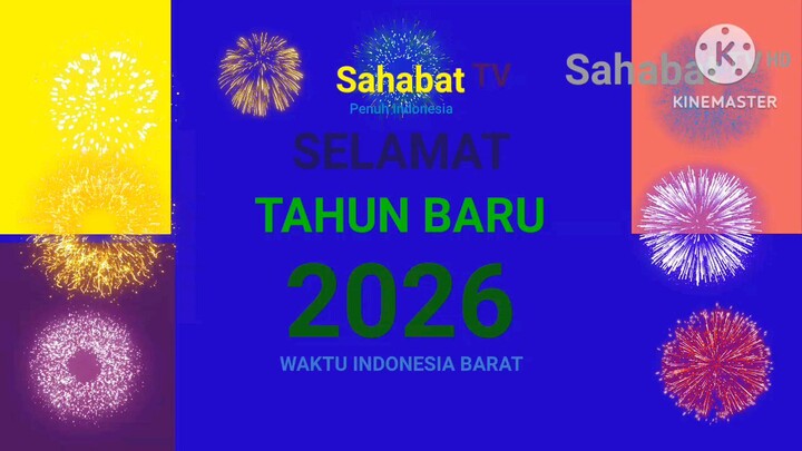 Selamat Tahun Baru 2026 Waktu Indonesia Barat Sahabat TV Penuh Indonesia