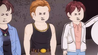 The fourth episode of the mysterious world Sakai (Three No Monkeys) is a circular square animation s