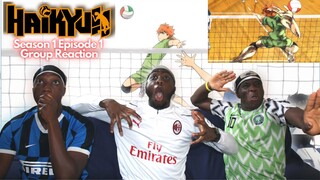 100% BLIND REACTION TO HAIKYUU Season 1 Episode 1 | THAT SPIKE WAS CRAZY!!!