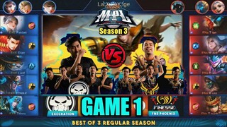 Game1 Execration VS Finesse Phx | MPL PH S3 Regular Season