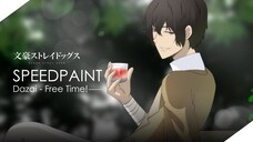 Dazai - Free Time! (Speedpaint Drawing)