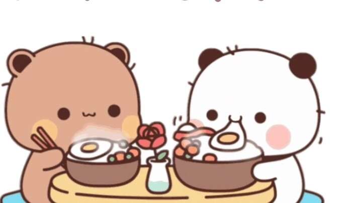 Yi Er spent New Year's Eve with Bu Bu~