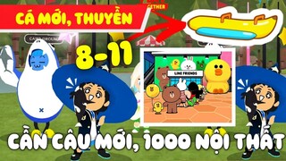 PHÂN TÍCH BẢN CẬP NHẬP CÁ MỚI, CẦN CÂU MỚI, THUYỀN CHUỐI..1000 SLOT NỘI THẤT || PLAY TOGETHER