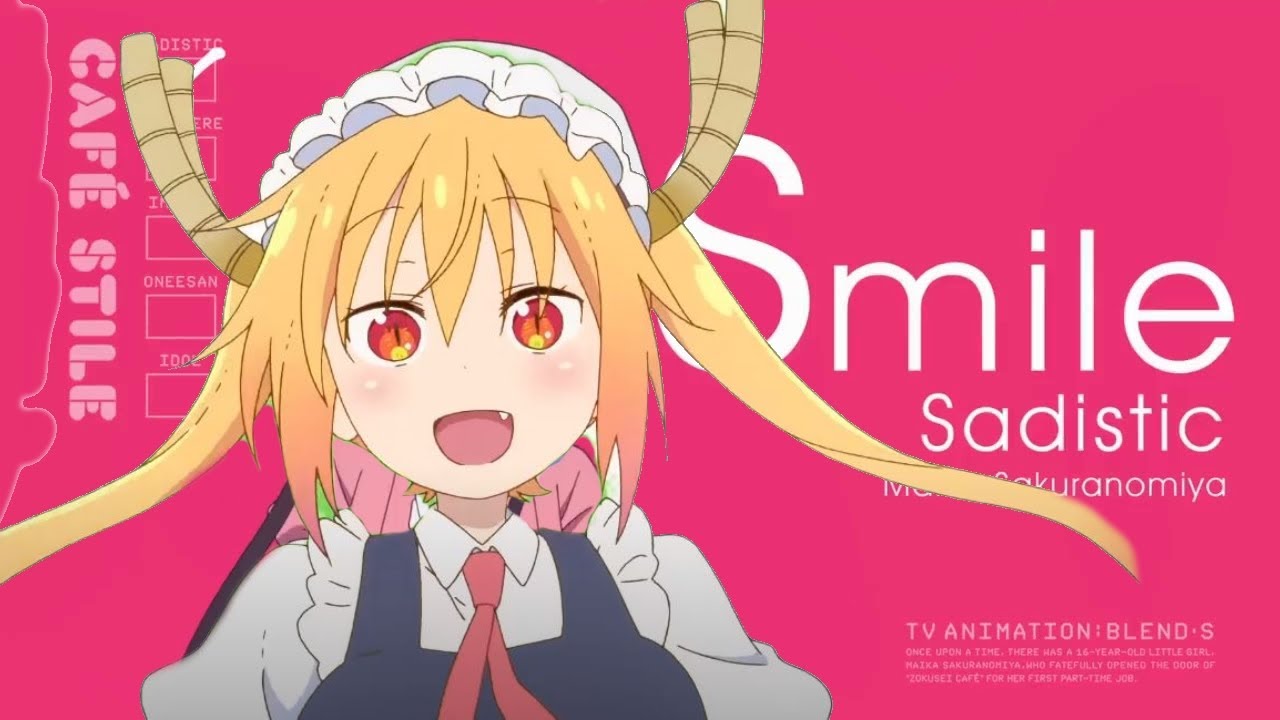 Blend S Opening But It S Actually Dragon Maid S Ending Bilibili