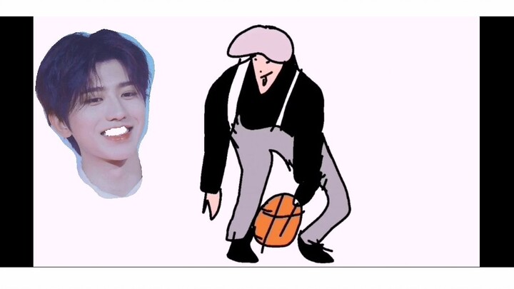 Learn animation in 3 days! Perfectly restore Cai Xukun playing basketball! Cai Xukun wanted to hit s