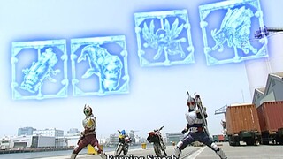 假面骑士剑：剑崎与橘前辈双重骑士踢！