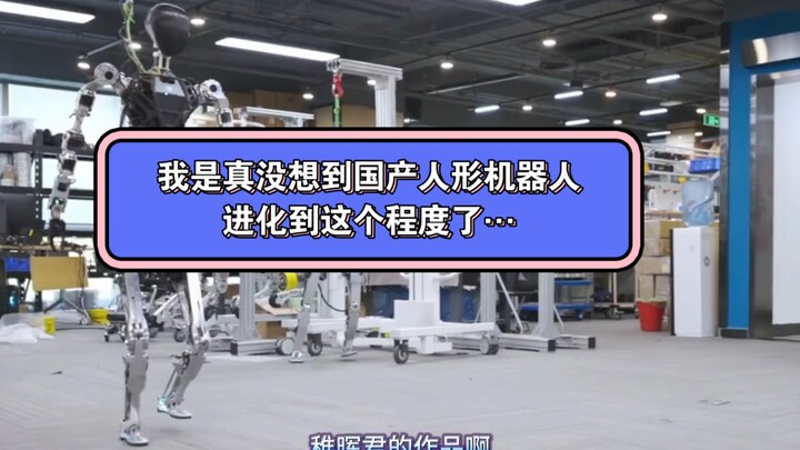 I never would have imagined that domestically-produced humanoid robots have evolved to this level...