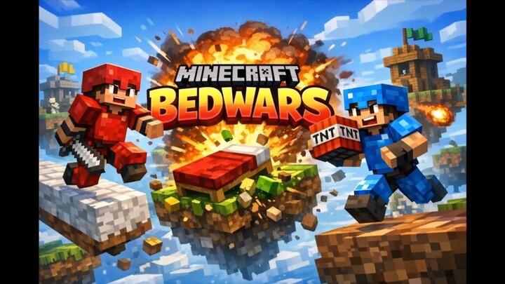 Testing my bedwars skills in minecraft