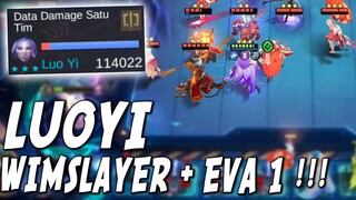 HYPER LUOYI WIMSLAYER PAKE EVA 1 !!! COMMANDER LEGENDNYA COMBO MAGE INI ! JADI SAKIT BANGET COY !!!