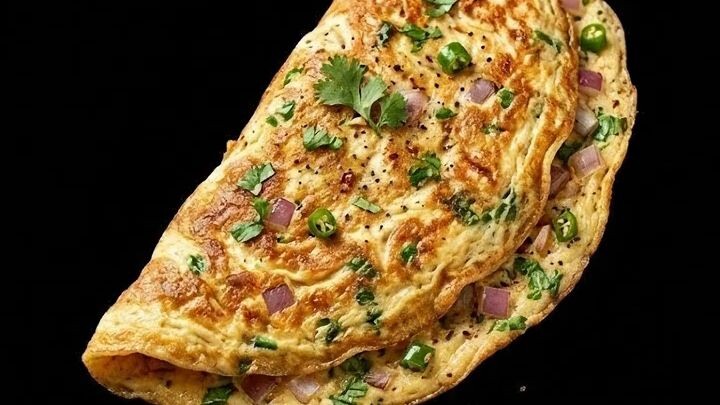 3d Omelette recipe #3D #streetfood