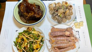 Di hati ada impian, di mata ada cahaya, di meja ada makanan, dan di dalam selimut ada televisi kecil