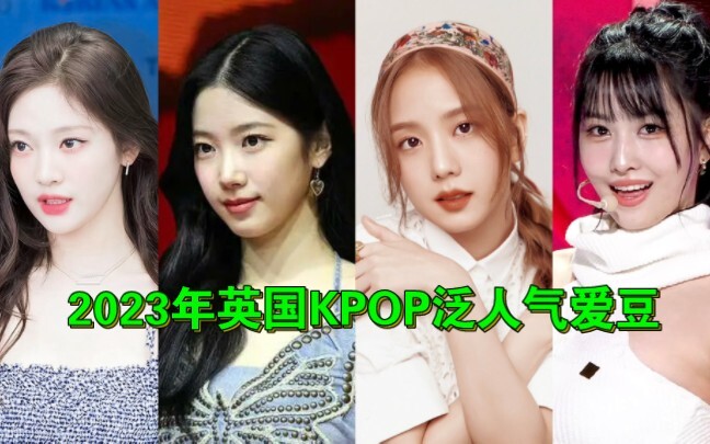 2023年英国油管搜索量最高的KPOP女爱豆