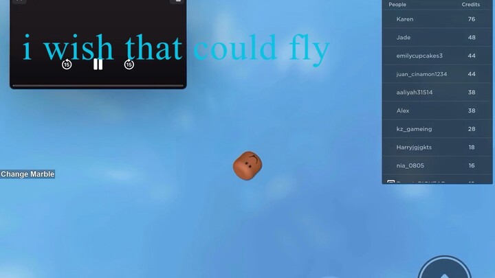 I wish I could fly but something went wrong😭