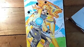 Speed drawing naruto sage mode | menggambar naruto mode sage