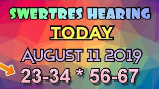 SWERTRES HEARING TODAY AUGUST 11 2019 | LEIDY KENT